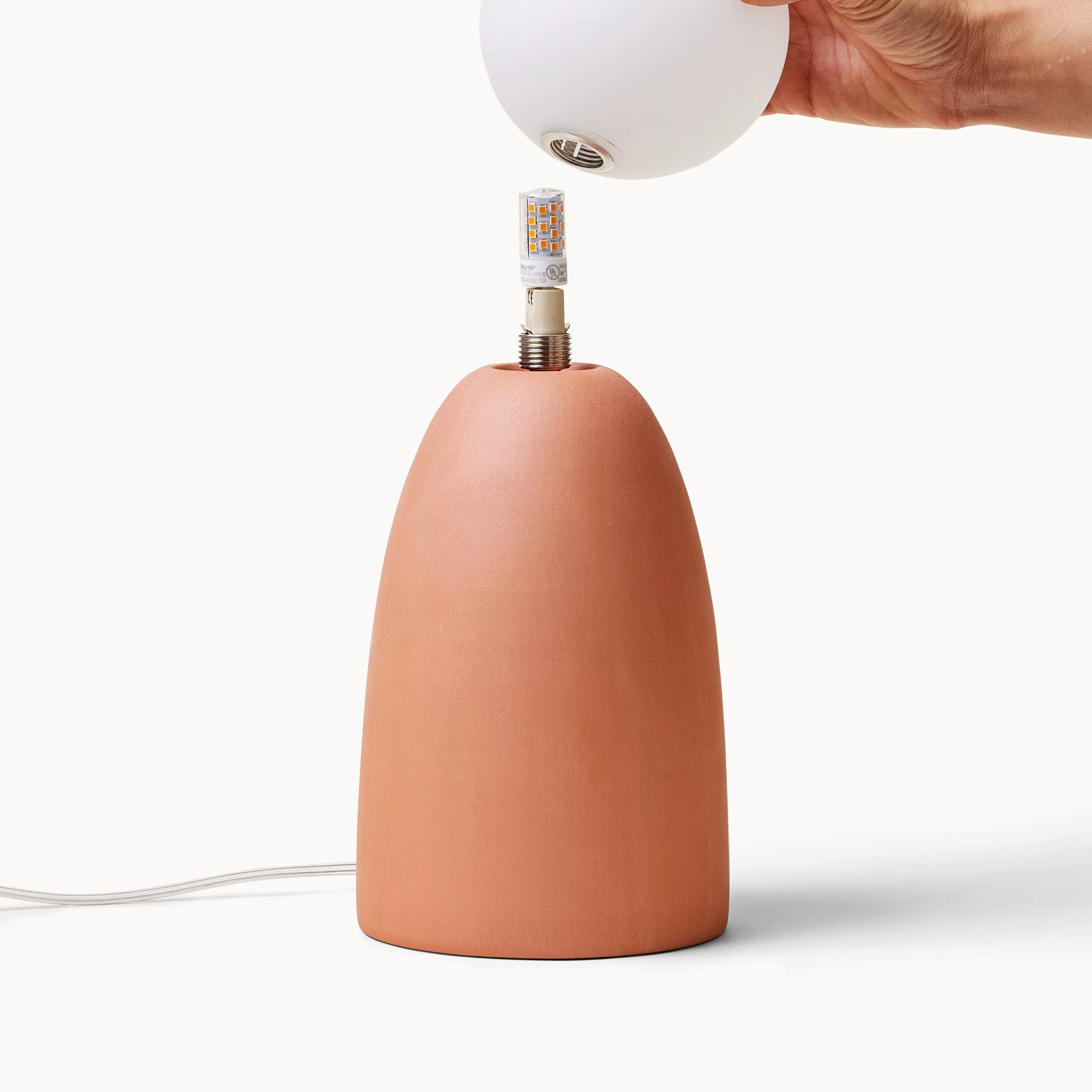 Terracotta Dune Table Lamps — Franca NYC